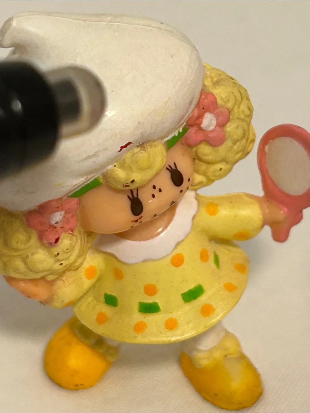 Vintage 1980s Strawberry Shortcake miniatures Lemon Meringue Cherry Cuddler SET